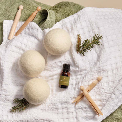 Frasier Fir® Wool Dryer Balls & Laundry Fragrance Oil Set